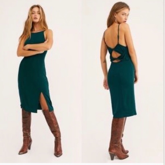 Free People Don't Mind Me Midi Slip - Picture 1 of 7